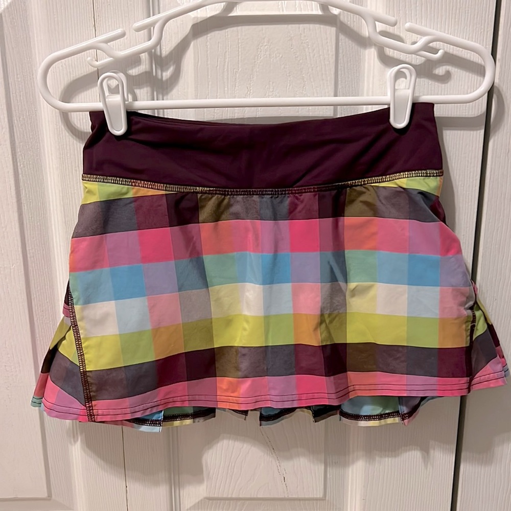 (lululemon) multicoloured skirt
